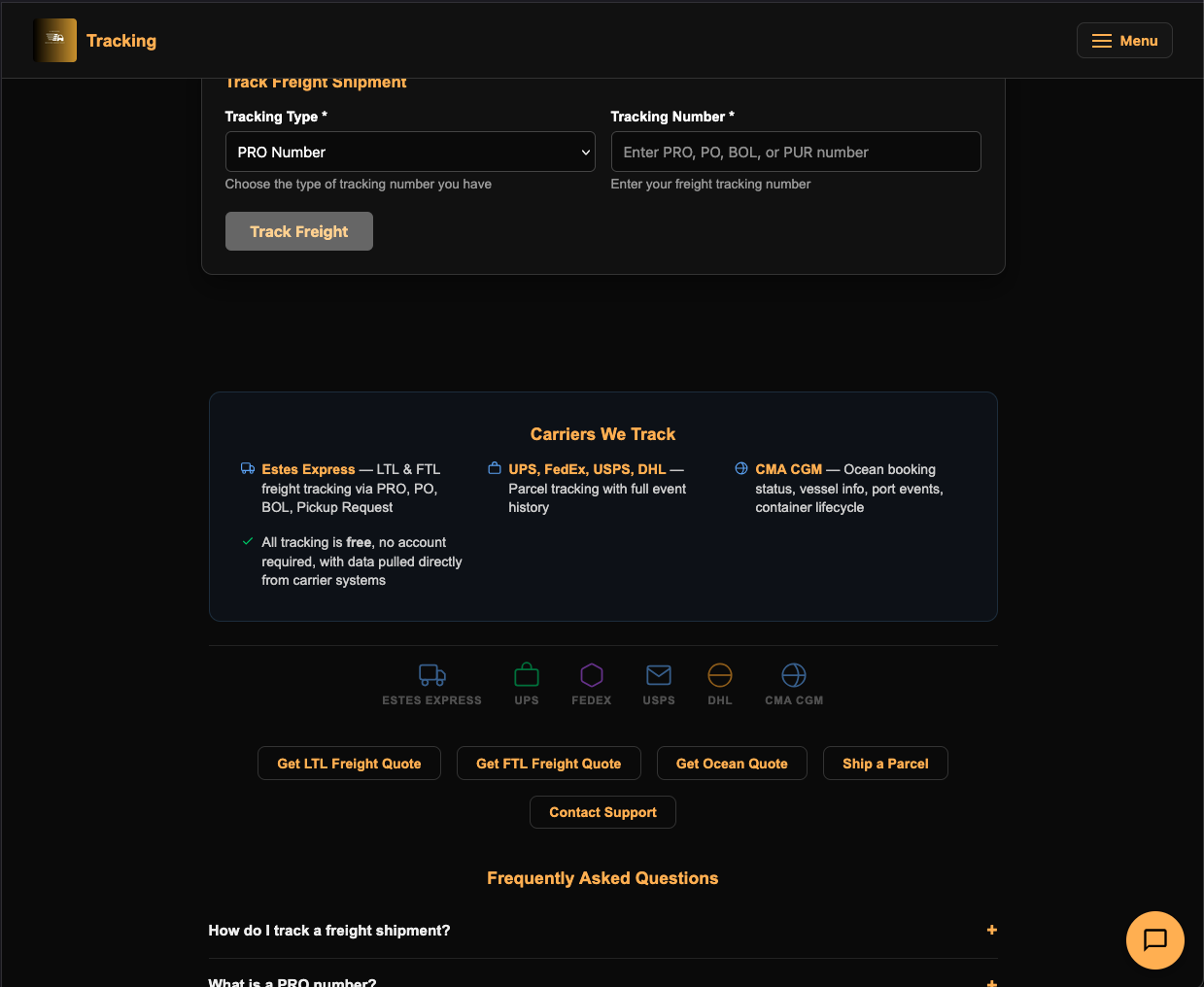 Tracking Search
